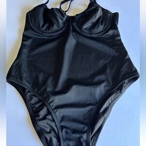 Victoria's Secret Black One-Piece Swimsuit with Underwire